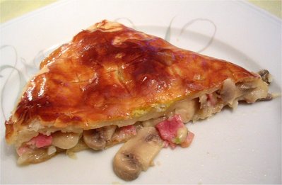 Tourte Jambon - Champignons -- 23/04/05